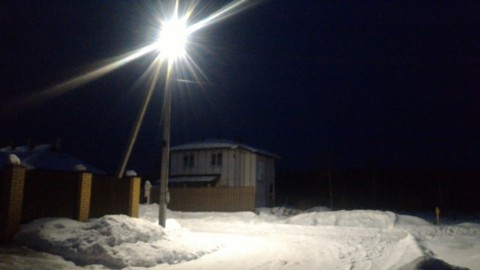 Уличное освещение в коттеджном посёлке "Прудище"